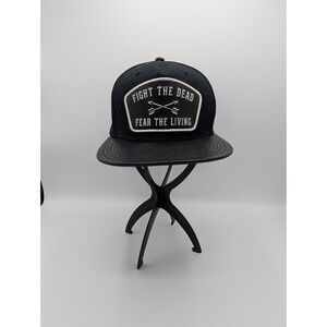 AMC The Walking Dead-Fight The Dead-Fear The Living Patch Visor Snapback Hat Cap